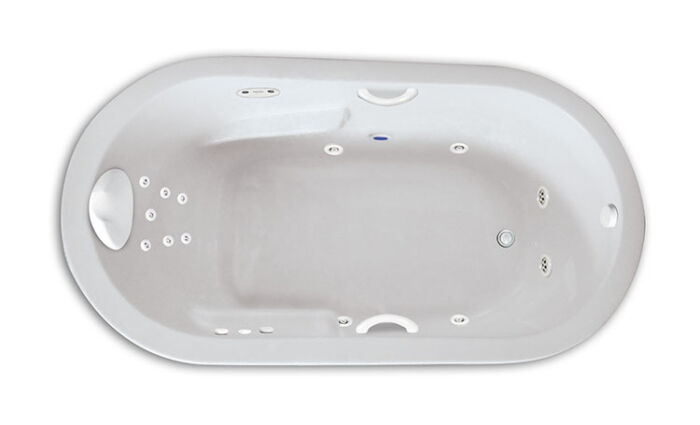 Zen Oval 7236 Platinum Series with Hydro Massage - Size: 72" x 36" x 23" - Jets: 15 Water Jets - Image 2