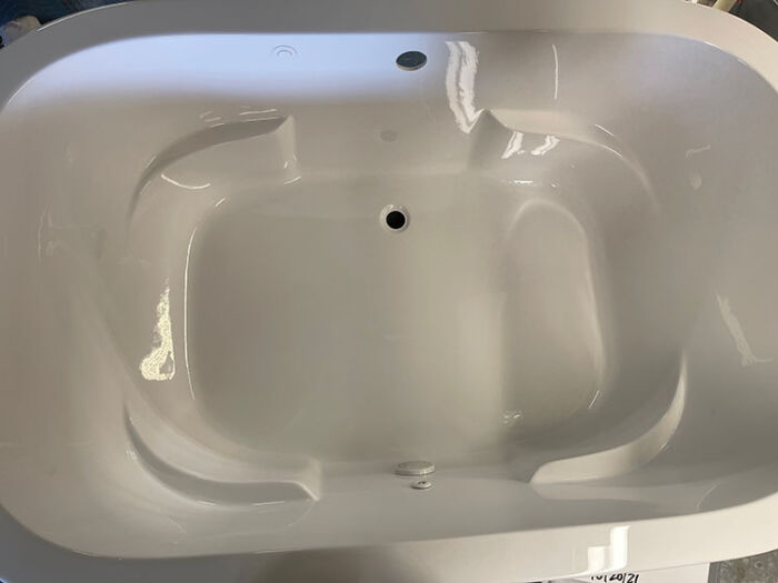 Zen Oval 6642SD  Soothing Soak Series - Size: 66" x 42" x 24" - Jets: 2 Recirculation Ports - Image 2